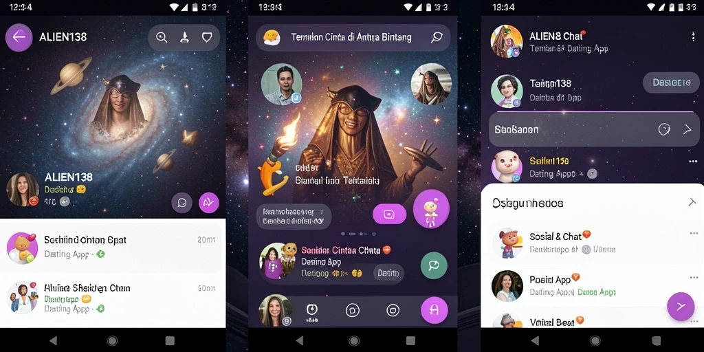Tampilan antarmuka aplikasi ALIEN138 yang menarik dan fungsional.
