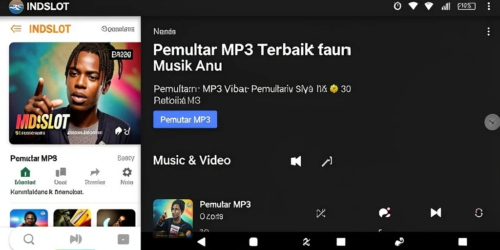 Antarmuka modern dan mudah navigasi di INDSLOT.